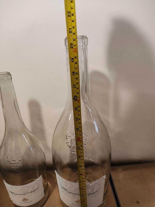 Wielkie ogromne butle butelki szklane skarbonka