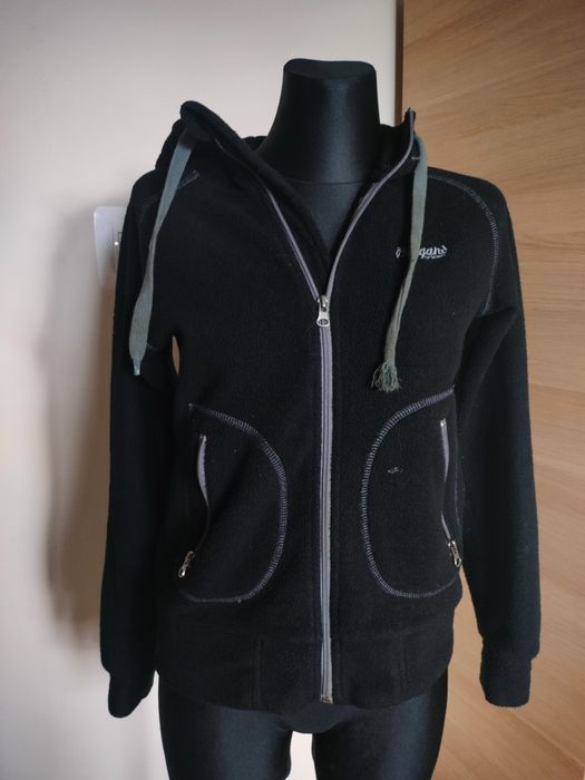 Gruby czarny polar kurtka Bergans S