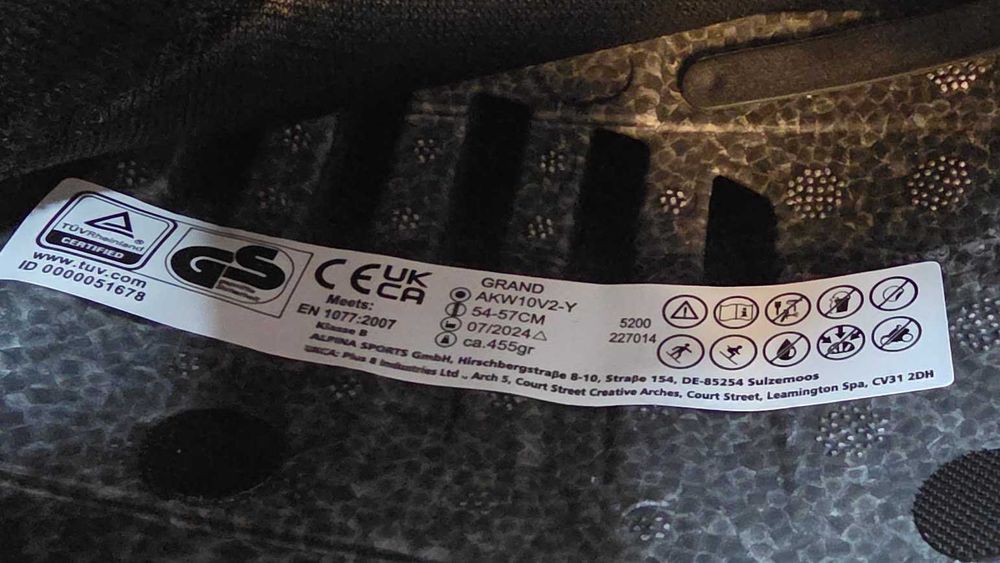 ALPINA GRAND Kask narciarski Unisex grafitowo-neonowy matt M 54-57 cm