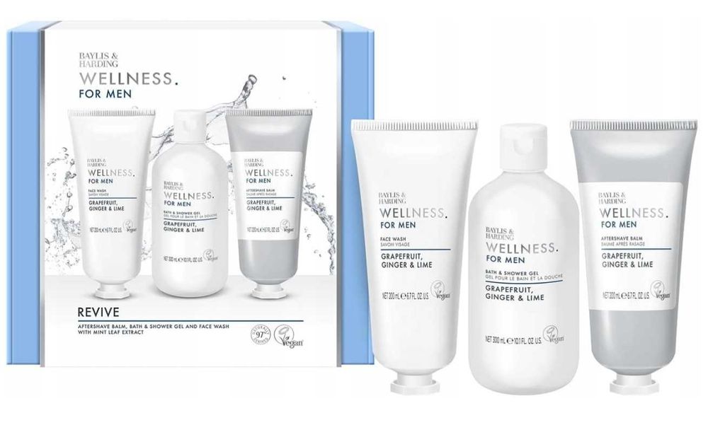 BAYLIS & HARDING Wellness For Men Zestaw Prezentowy 3 elementy. OKAZJA
