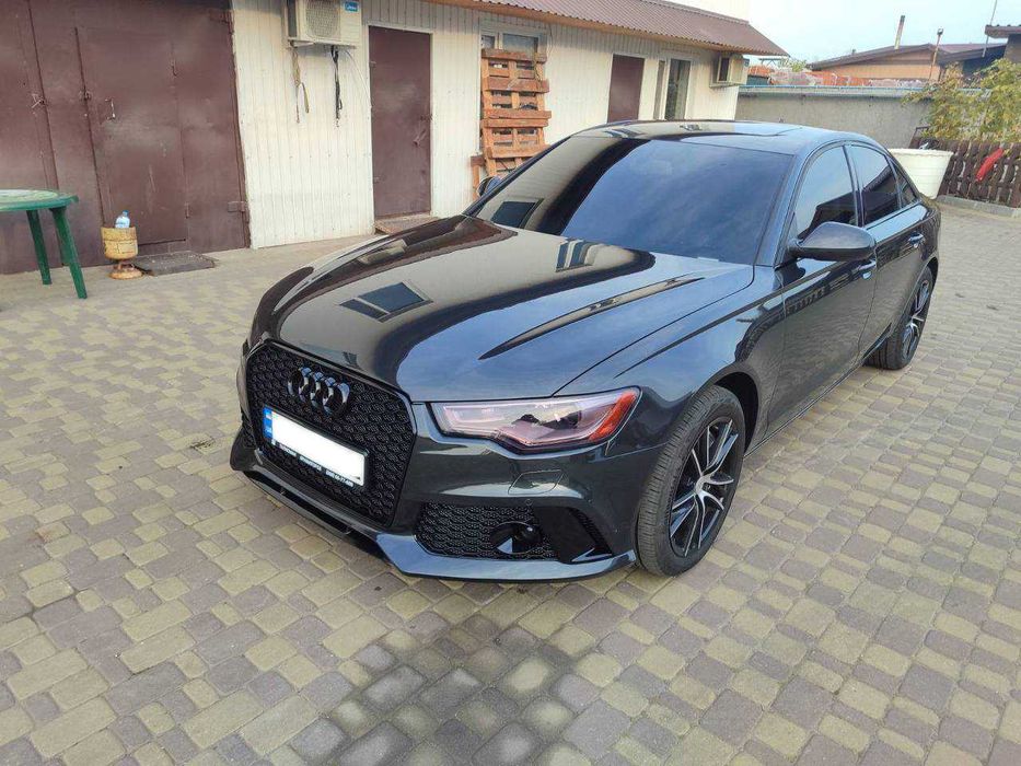 Передній бампер audi a6 c7 дорест стиль RS6 бампер передний ауди а6 с7