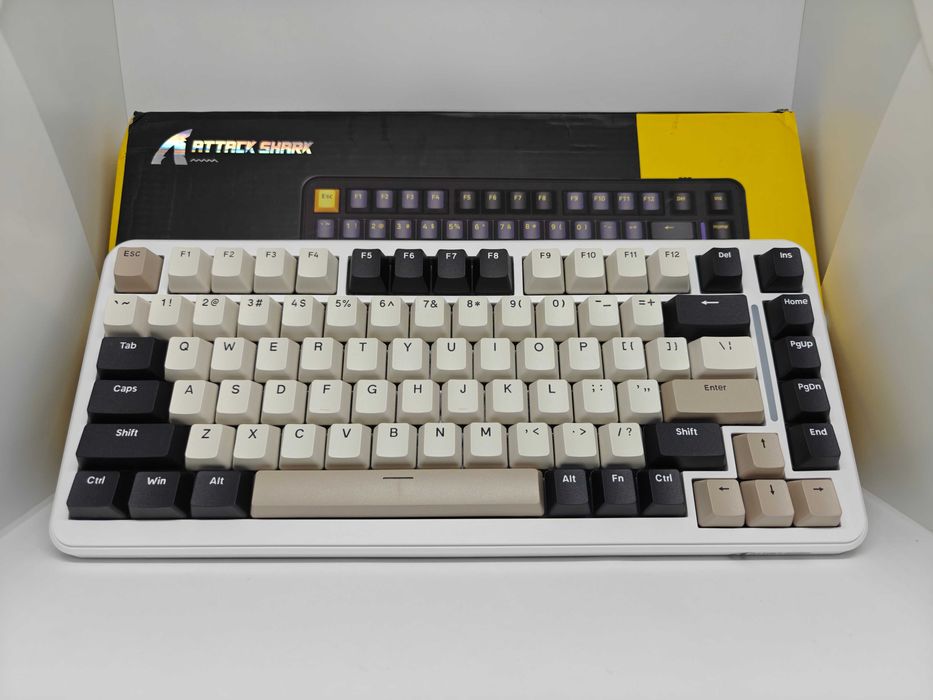 Клавіатура механічна бездротова Attack Shark M86, ігрова нова 4000 mah