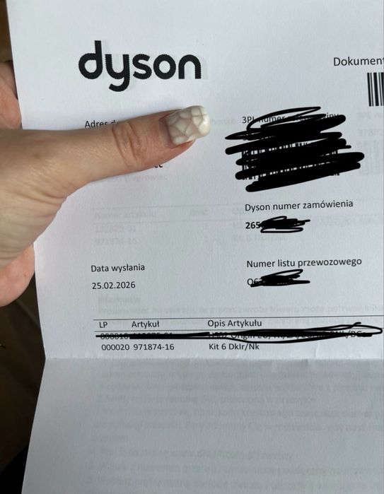 Oryginalne końcówki do stylizatora Dyson 5szt Airwrap