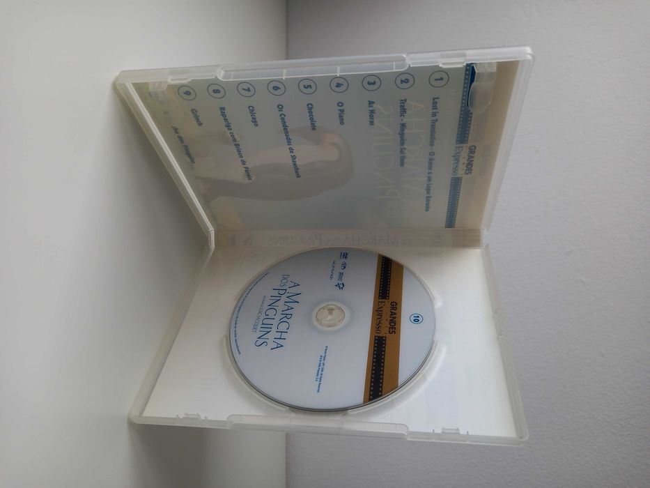 Lote de 5 DVDs como novos, Filmes e Documentários