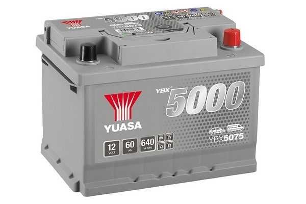 Akumulator 12V 60Ah 640A P+ YUASA Silver YBX5075 Warszawa