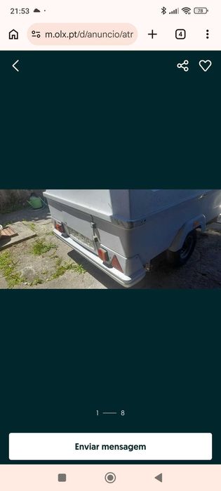 Vendo atrelado tenda
