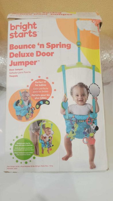 Дитячі стрибунці гойдалка Bright Starts Bounce 'n Spring Deluxe.