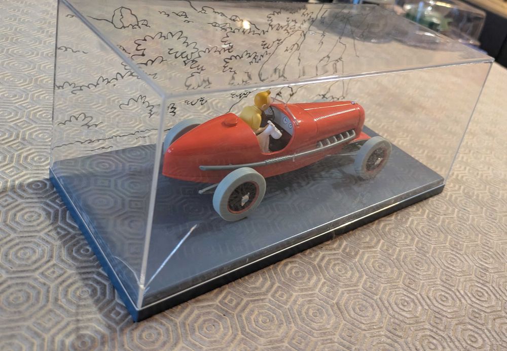 Tintim O Carro de Corrida Vermelho do álbum Os Charutos do Faraó 1/24