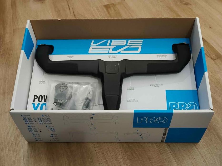 Guiador integrado Shimano PRO Vibe EVO Carbon "NOVO"