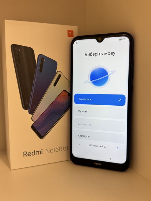 Xiaomi Redmi Note 8T (Blue) — повний комплект