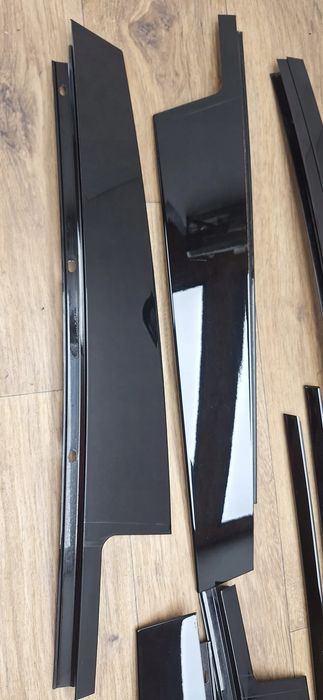 BMW X3 F25 Listwy Ozdobne Shadowline Komplet Piano Black Czarne