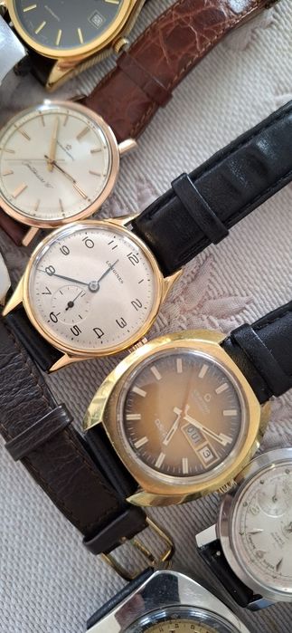 Vendo lote 10 relogios automaticos e alguns corda co ografos