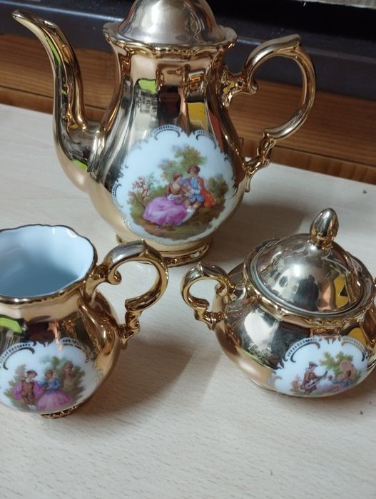 Conjunto café em porcelana