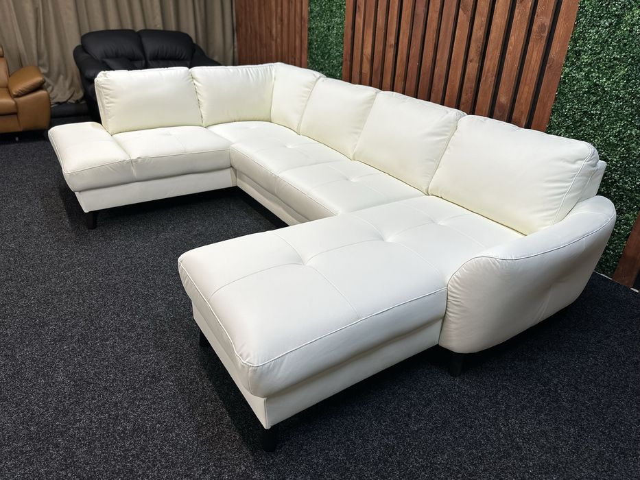 НОВИЙ шкіряний диван П-подібний. Німеччина. Розмір ХХЛ. Кожаный уголок
