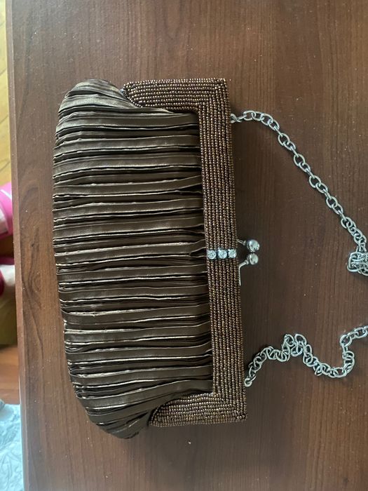 Сумка клатч з шовкової тканини