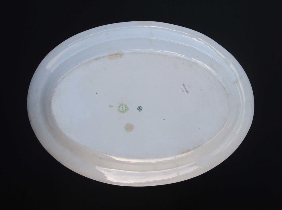 Antiga Grande Travessa de SACAVÉM / GILMAN decoração motivo RAMAGENS