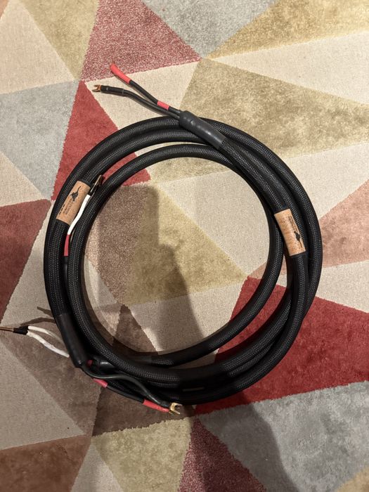 Cabos de coluna audiofilo, audiofidem cobre 2,5 metros bananas/espadas