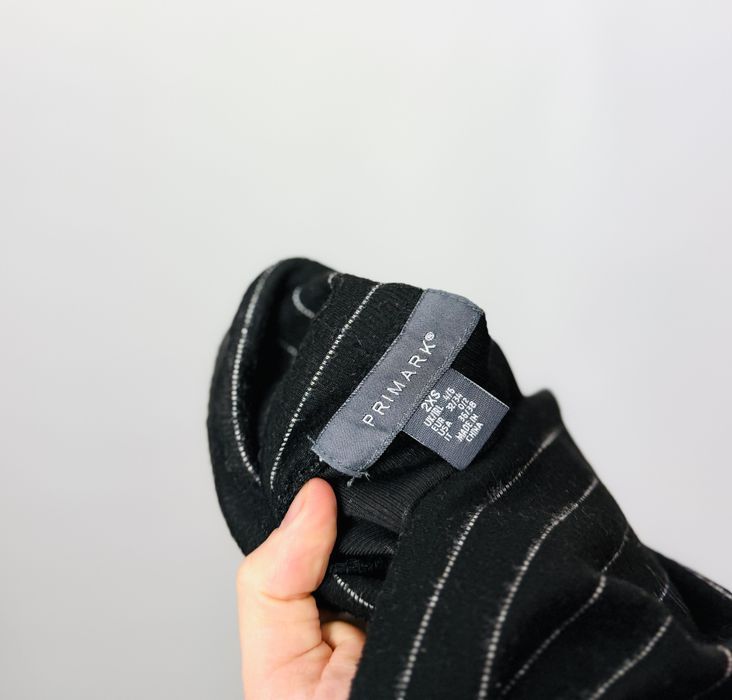 Czarny golf w delikatne prążki XXS/XS 32/34 Primark