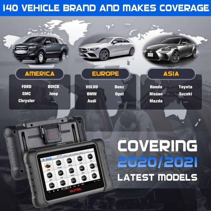 Novas Autel diagnóstico auto 2025