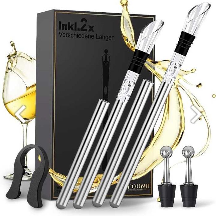 Винний охолоджувач Foonii з 2 планками з Європи.