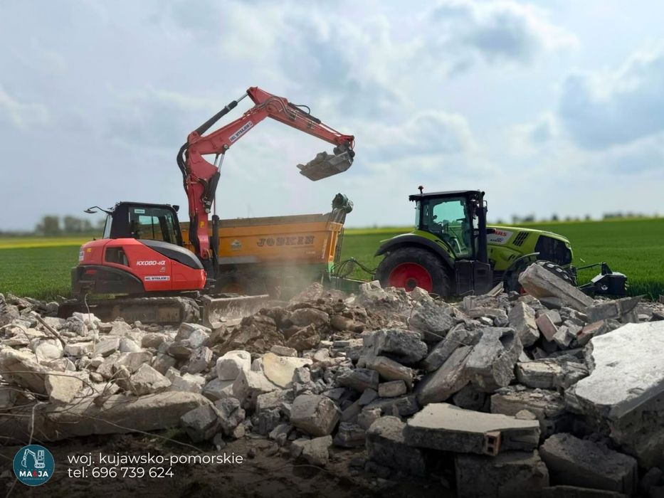 Wyburzenia, rozbiurki, wywóz gruzu