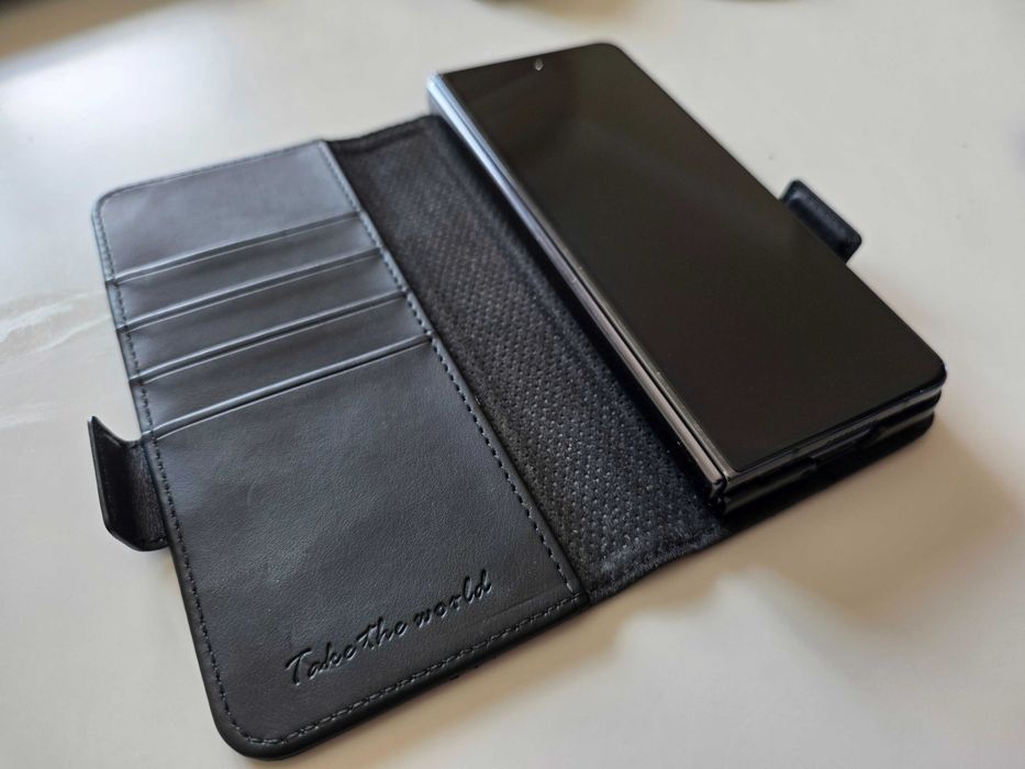 Samsung Galaxy Z Fold5 256GB Preto Como Novo + Capas + Fatura