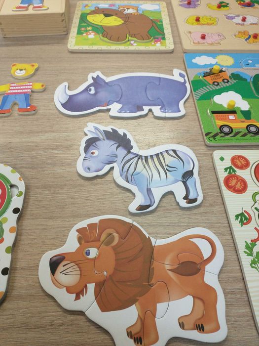 Zabawki Drewniane puzzle