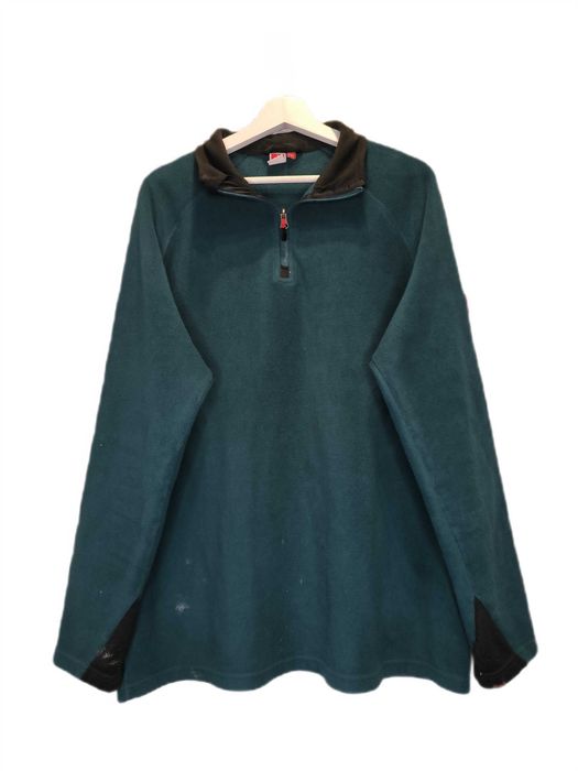 Bluza Polarowa Strauss Half-Zip Zielona Logo