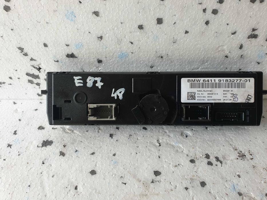 panel klimatyzacji BMW seria 3 e90 e91 e92 E87