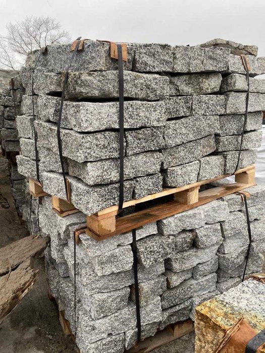 Opornik granitowy , krawężnik, obrzeże, szary