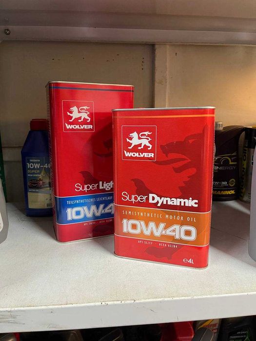 Оригінальна моторна олива Wolver 10w40