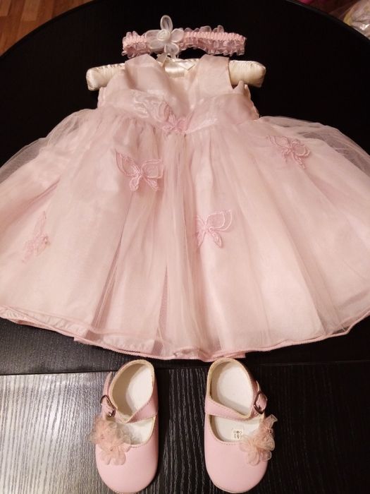 Komplet sukienka chrzest wesele h&m cool club george