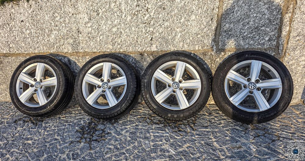 Jantes GOLF 7 com 4 Pneus