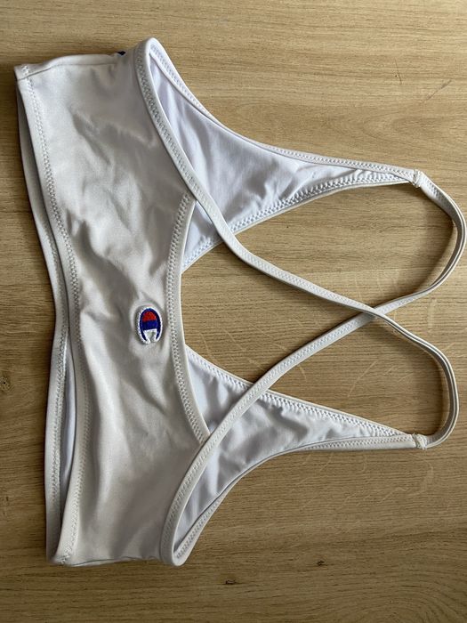 Champion stanik S damski kostium kąpielowy dwuczęściowy bikini biały