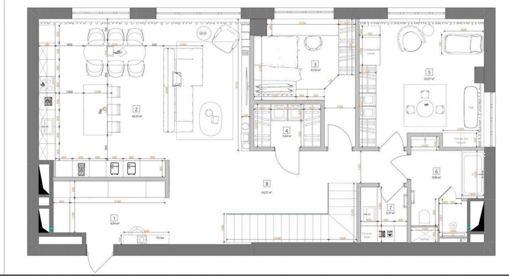 Продам ексклюзивний дворівневий пентхаус 186 м² з приватною терасою у ЖК Бульвар Фонтанів, Печерськ - Вид 4