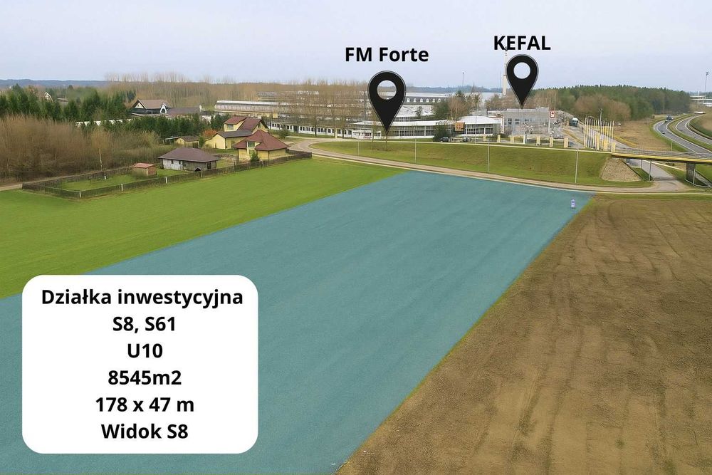 działka inwestycyjna na sprzedaż  Ostrów Mazowiecka ul. Biała