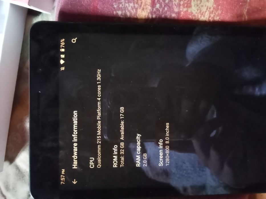 Tablet ZTE black