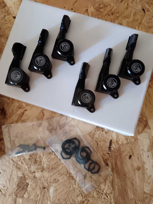 Daddario PWAT-6R2 Machine Heads BK
