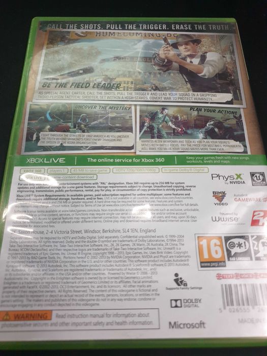 The Bureau Xbox 360, One, Series