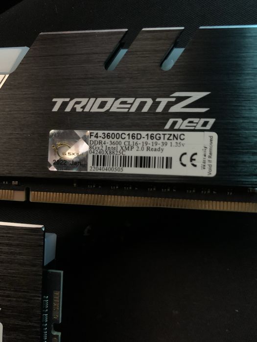 G.Skill Trident Z Neo RGB 16GB (2x8GB) DDR4-3600MHz