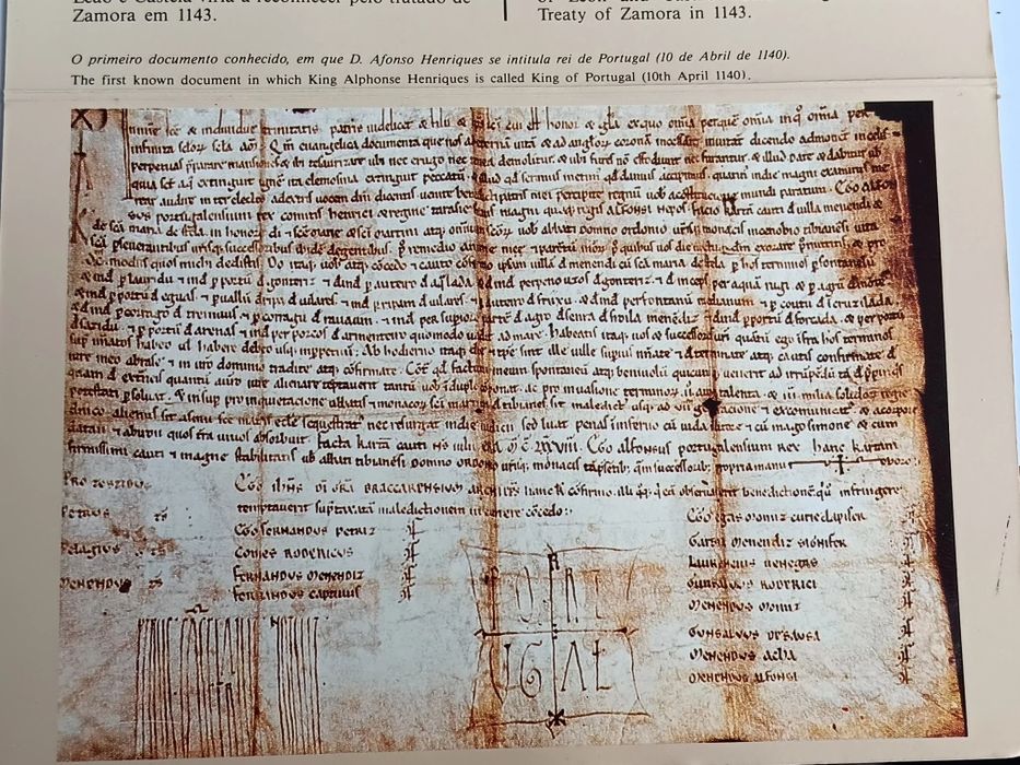 Moeda de prata 925. 850 anos de Portugal