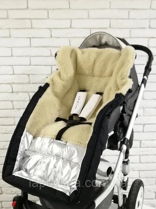 Зимовий конверт у коляску/санчата+ муфта (Польща)