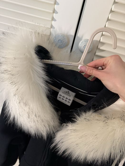 кофта адидас с мехом