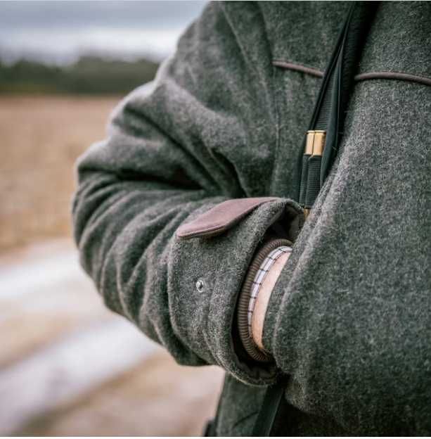 Casaco de caça, quente e silencioso, em lã Loden 900 (Solognac)