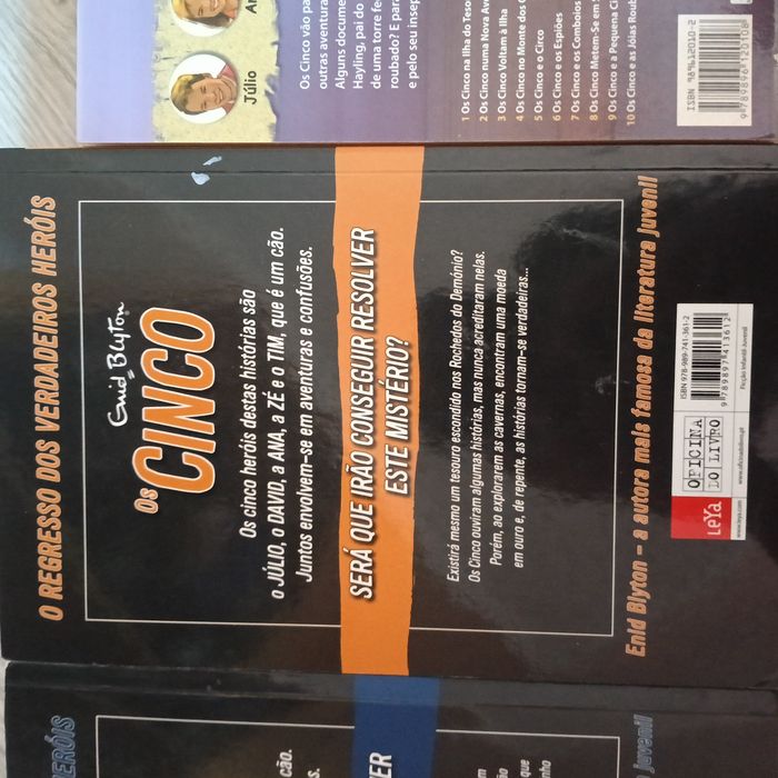 Livros da coleção "os cinco "