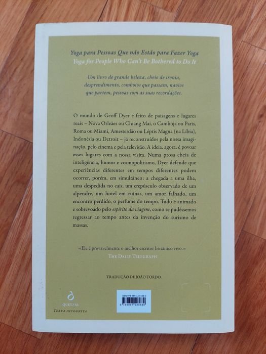 Livro - yoga para pessoas que não estão para fazer yoga
