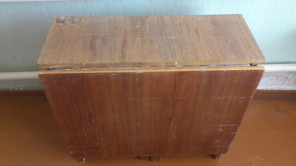 Стол книжка раскладной советский тяжелый Стіл книжка 80х30х73