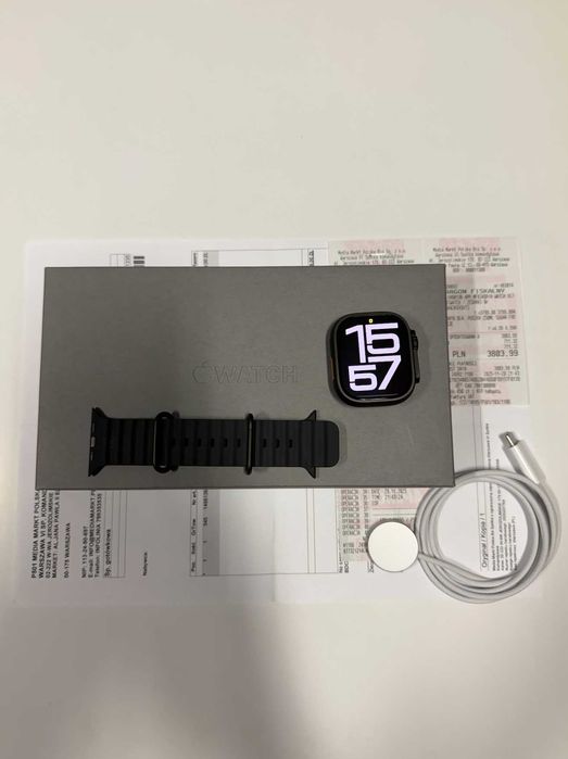 Apple Watch Ultra 3 czarny + ocean band