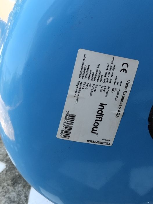 Termo acumulador de água quente 300 litros mais caldeira a gás natural