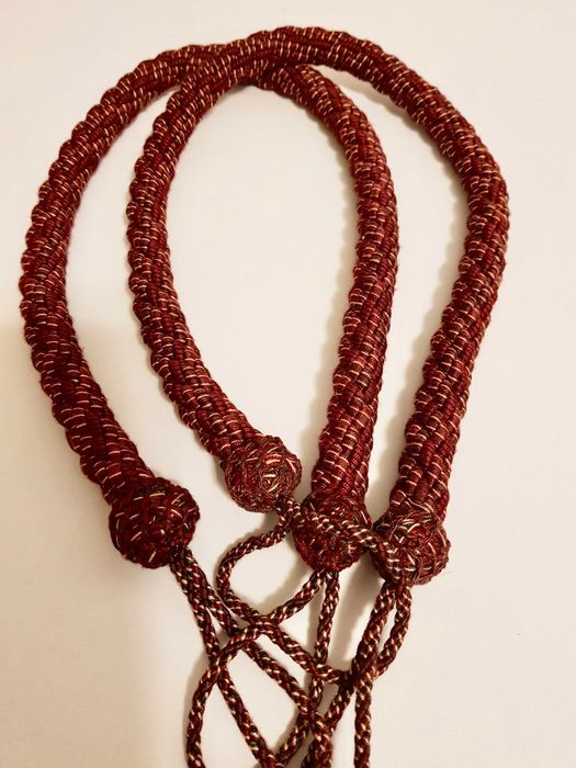 Pair of curtain tiebacks